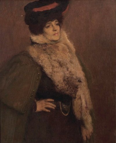 Portrait of the Sculptor Nicolina Vaz de Assis by Eliseu Visconti